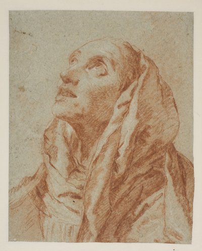 Hoofd van Sint Anna door Giovanni Battista Tiepolo