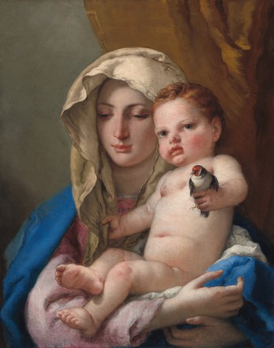 Madonna van de Distelvink, ca. 1767-1770 door Giovanni Battista Tiepolo