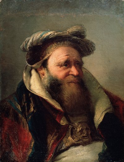 Portret van een oude man door Giovanni Battista Tiepolo
