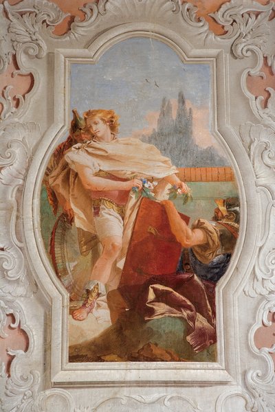 Rinaldo Schaamt Zich voor Zijn Verleden, uit de Kamer van Jeruzalem Bevrijd in de Palazzina door Giovanni Battista Tiepolo