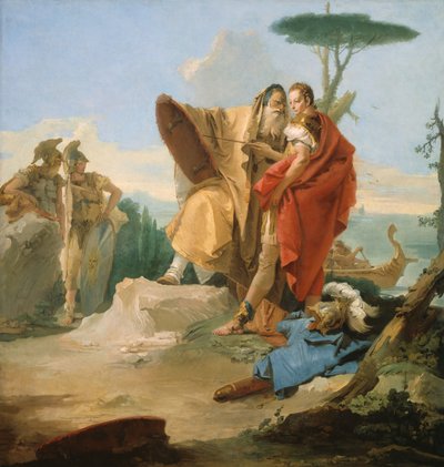 Rinaldo en de Magiër van Ascalon door Giovanni Battista Tiepolo