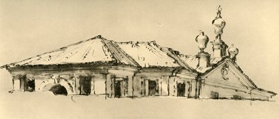 Dakverdieping van een Villa, 1757, 1928 door Giovanni Battista Tiepolo