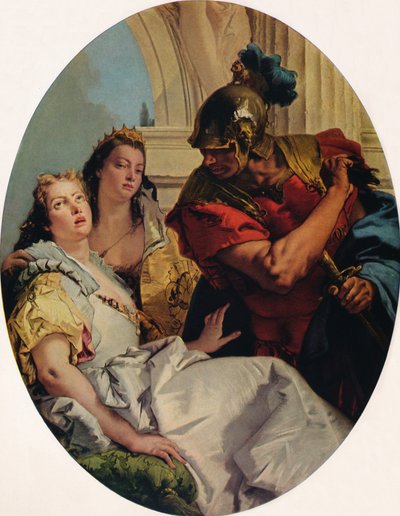 Scène uit de Oude Geschiedenis, ca. 1750 door Giovanni Battista Tiepolo