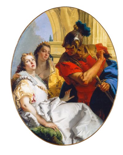 Scène uit de oude geschiedenis door Giovanni Battista Tiepolo