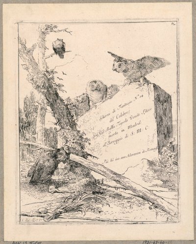 Scherzi di Fantasia door Giovanni Battista Tiepolo