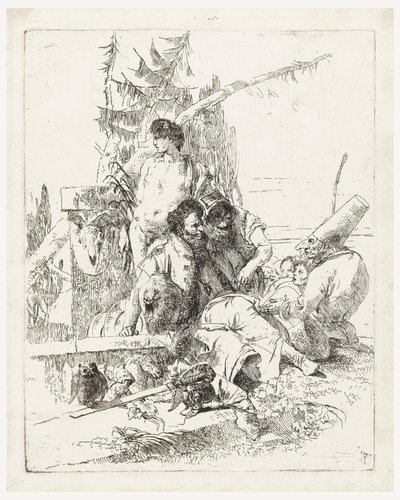 Scherzi di Fantasia door Giovanni Battista Tiepolo