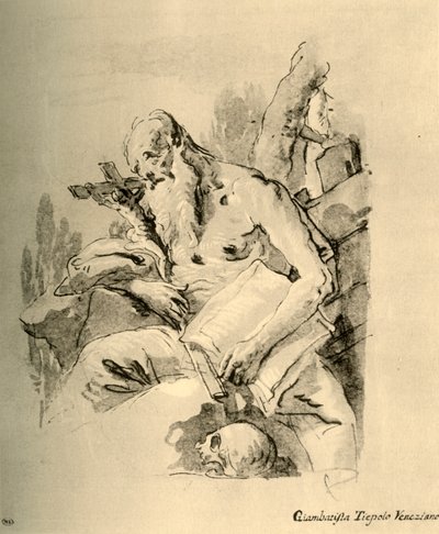 St. Hiëronymus, midden 18e eeuw, 1928 door Giovanni Battista Tiepolo