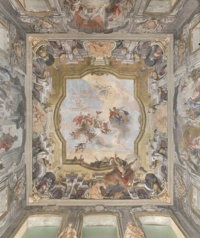 De val van de demonen, Verhalen van Scipio, detail, 1731 (detail) door Giovanni Battista Tiepolo