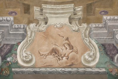De val van de demonen, Verhalen van Scipio, detail, 1731 (detail) door Giovanni Battista Tiepolo