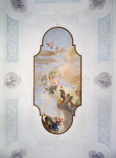 De triomf van Fortitude en Prudence door Giovanni Battista Tiepolo