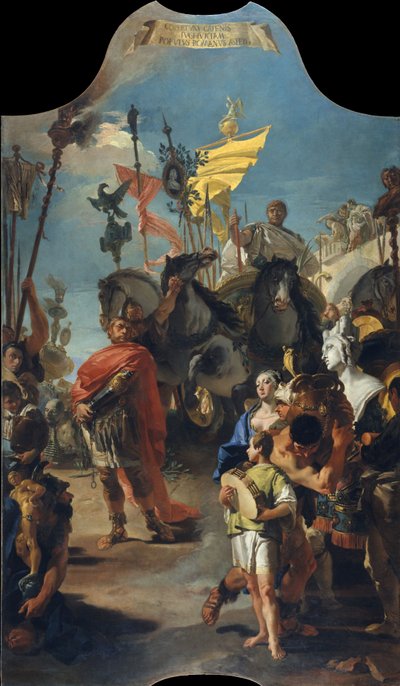 De Triomf van Marius, 1729 door Giovanni Battista Tiepolo