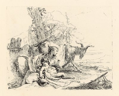 Vari Capricci, voor 1750 door Giovanni Battista Tiepolo