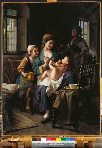 Etenstijd door Giovanni Battista Torriglia