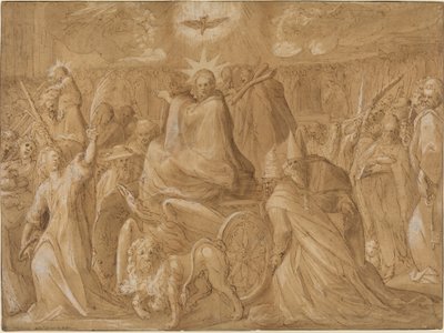 De triomf van Christus door Giovanni Battista della Rovere