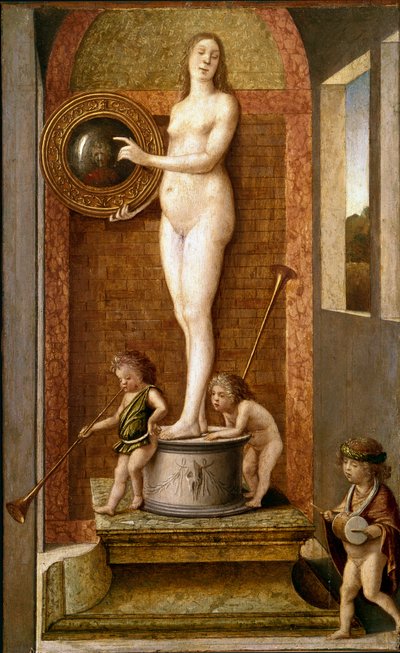 Allegorie van Voorzichtigheid (of IJdelheid) door Giovanni Bellini
