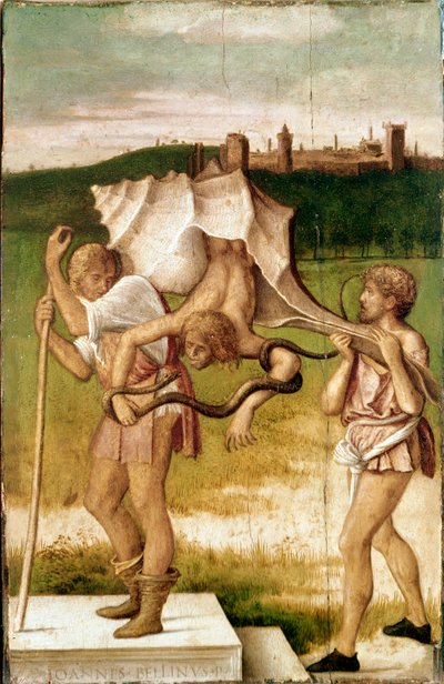 Allegorie van kwaadsprekerij of afgunst door Giovanni Bellini