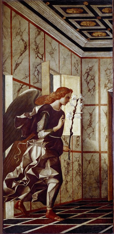Engel van de Annunciatie door Giovanni Bellini