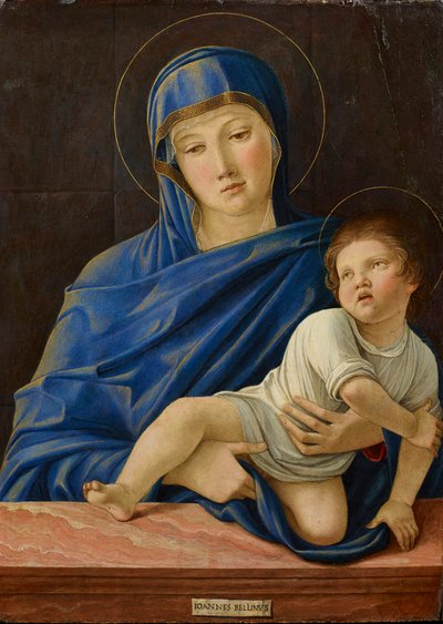 Italiaans: Lochis Madonna met kind door Giovanni Bellini