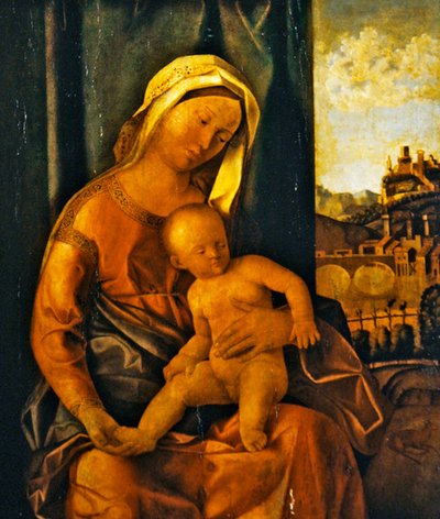 Madonna en Kind door Giovanni Bellini