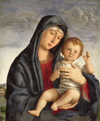 Madonna en Kind door Giovanni Bellini