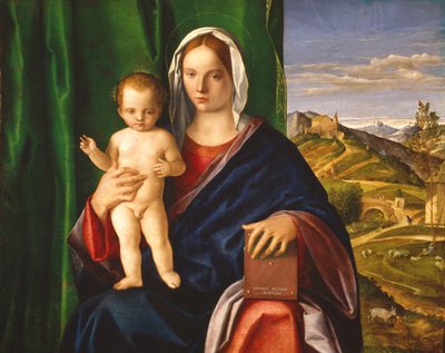 Madonna en Kind, 1509 door Giovanni Bellini