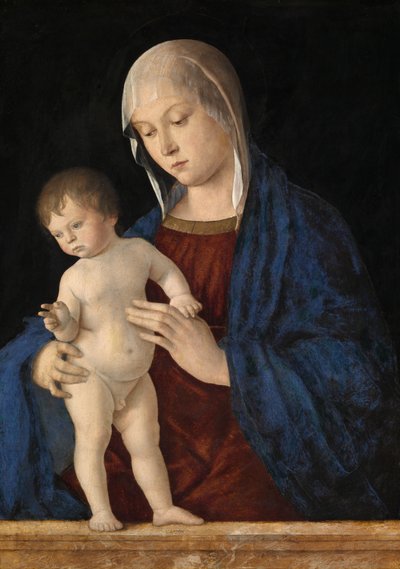 Madonna met het zegenende kind, ca.1475 door Giovanni Bellini