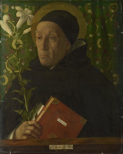Portret van Fra Teodoro van Urbino als Sint Dominicus, 1515 door Giovanni Bellini