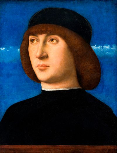 Portret van een Jonge Man, ca. 1490 door Giovanni Bellini
