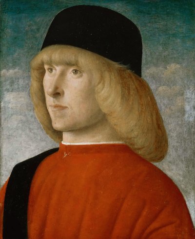 Portret van een Jonge Senator door Giovanni Bellini