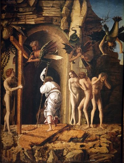 De afdaling van Christus in het voorgeborchte door Giovanni Bellini