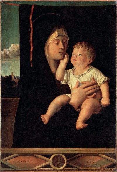 Maagd en Kind, 15e of begin 16e eeuw door Giovanni Bellini