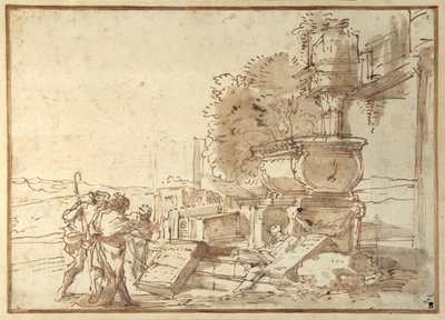 Et in Arcadia Ego door Giovanni Benedetto Castiglione