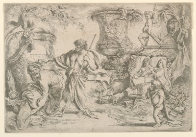 Allegorie van vergankelijkheid door Giovanni Benedetto Castiglione