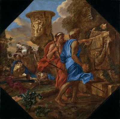 Arcadische Herders door Giovanni Benedetto Castiglione