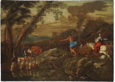 Jacobs Reis, 1633 door Giovanni Benedetto Castiglione