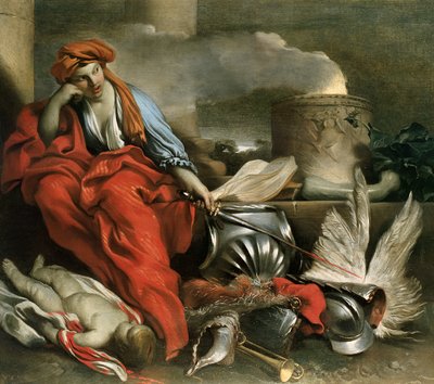 Medea door Giovanni Benedetto Castiglione