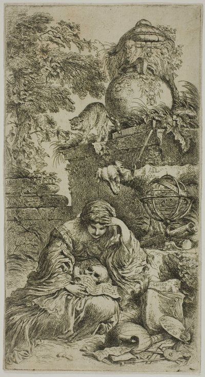 Melancholie door Giovanni Benedetto Castiglione