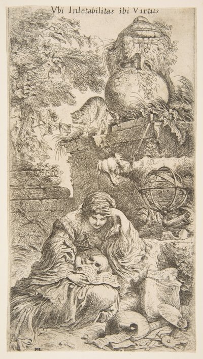 Melancholia door Giovanni Benedetto Castiglione