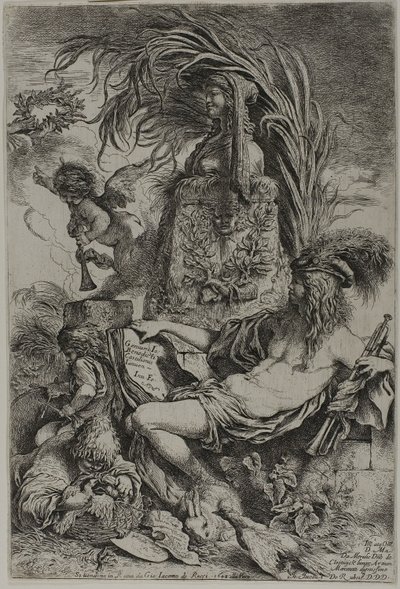Het Genie van Castiglione door Giovanni Benedetto Castiglione