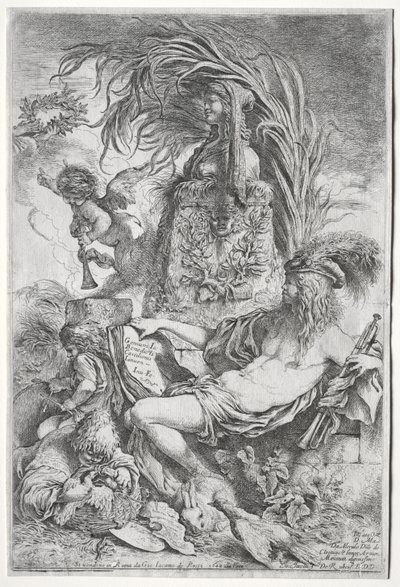 Het Genie van Castiglione door Giovanni Benedetto Castiglione
