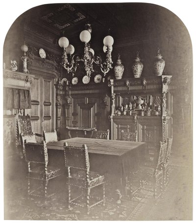 Het Huis van Ivan Paskevich aan de Engelse Oever in Petersburg. De eetkamer, 1860s door Giovanni Bianchi