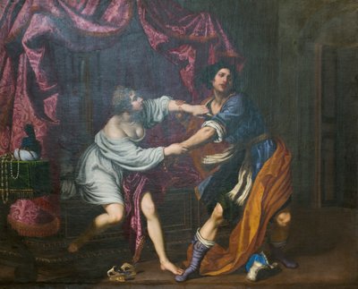 Jozef en de vrouw van Potifar door Giovanni Biliverti