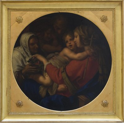 De Heilige Familie door Giovanni Biliverti