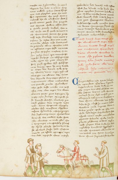 Decameron, Cecco Angiolieri voor dief gehouden , Negende dag, kort verhaal 4. door Giovanni Boccaccio