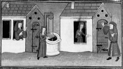 Decameron, Ghita gooit een steen in de put; Tofano is buitengesloten . Zevende dag, kort verhaal 4 door Giovanni Boccaccio