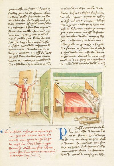 Decameron, De sleutel tot het paradijs - Puccio di Rinieri misbruikt door Felice, Derde dag, kort verhaal 4. door Giovanni Boccaccio