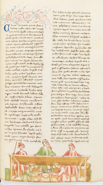 Decameron, Ingetrokken broek - Maso del Saggio en zijn metgezellen vernederen de rechter , Achtste dag, kort verhaal 5. door Giovanni Boccaccio