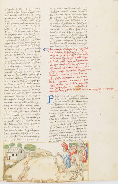 Decameron, Fysiologie van het huwelijk - Gualtieri di Saluzzo die Griselda haalt, Tiende dag, kort verhaal 10. door Giovanni Boccaccio