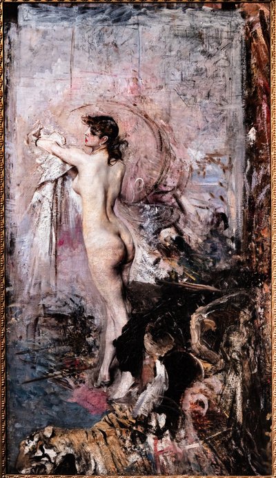 Na het Bad door Giovanni Boldini