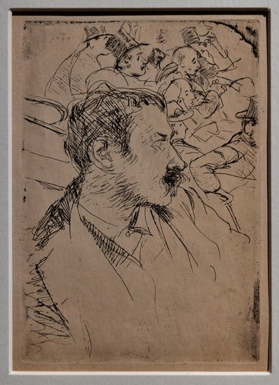 Bij de Opera in Parijs, c.1880 door Giovanni Boldini